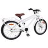 vidaXL Kinderfahrrad 18 Zoll f&uuml;r 5-7 Jahre alt Wei&szlig;