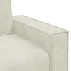 vidaXL 3-Sitzer-Sofa Creme 220x78x84 cm Samt