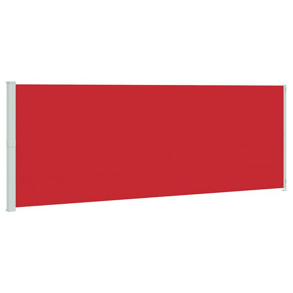 vidaXL Seitenmarkise Ausziehbar 220x600 cm Rot