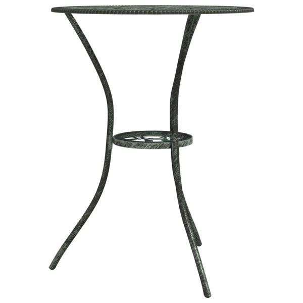 vidaXL 3-tlg. Bistro-Set Aluminiumguss Gr&uuml;n