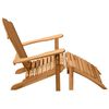 vidaXL Adirondack-Stuhl 2 pcs Braun 137 x 77 x 95 cm Massivholz Teak