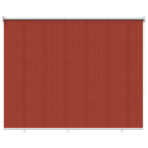 vidaXL Au&szlig;enrollo 90% UV-Block Terrakotta 180 x 140 cm HDPE