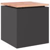 vidaXL Gartenbank Schwarz 40 x 40 x 43 cm