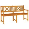 vidaXL Bank Outdoor 150 x 56 x 90 cm Massivholz Akazie Natur