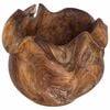vidaXL Obstschale JEPARA Teakbraun &Oslash; 35 cm Massivholz Teak