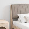 vidaXL Gepolstertes Kopfteil Taupe 160 cm Massives Kiefernholz