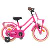 vidaXL Kinderfahrrad 16 Zoll f&uuml;r 4-6 Jahre alt Dunkelrosa