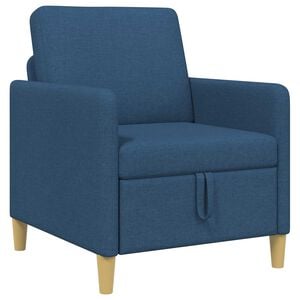 vidaXL Sofa mit Stauraum Blau 72 x 78 x 87 cm Polyester