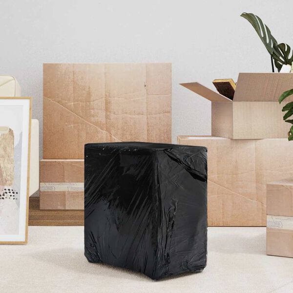 vidaXL Stretchfolie 2 Stk. Schwarz 20 &mu;m 50 cm x 150 m