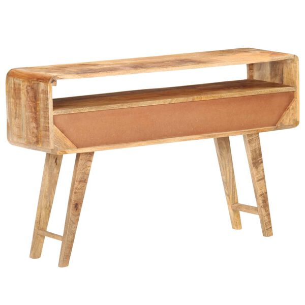 vidaXL Sideboard 120x30x75 cm Raues Mangoholz