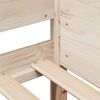 vidaXL Massivholzbett ohne Matratze 90x200 Kiefernholz
