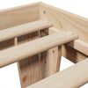 vidaXL Massivholzbett ohne Matratze 100x200 cm Kiefernholz