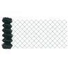 vidaXL Maschendrahtzaun 25 x 0,6 m Stahl Gr&uuml;n