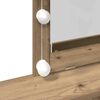 vidaXL Schminktisch Artisan-Eiche 80 x 41 x 144,5 cm Holzwerkstoff