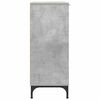 vidaXL Sideboard Beton Grau 89,5 x 33 x 82 cm Holzwerkstoff