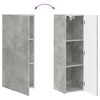 vidaXL TV-Schrankset Wandmontiert 4 pcs Beton Grau Holzwerkstoff