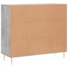 vidaXL Sideboard Betongrau 90x34x80 cm Holzwerkstoff