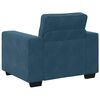 vidaXL Sessel Blau 100x77x82 cm Samt
