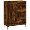 vidaXL Highboard Räuchereiche 69,5x34x180 cm Holzwerkstoff