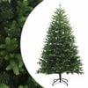 vidaXL K&uuml;nstlicher klappbarer Weihnachtsbaum 120 cm PVC und Metall