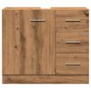 vidaXL Waschbeckenschrank Artisan-Eiche 63x30x54 cm Holzwerkstoff