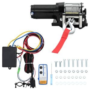vidaXL 12 V Elektrische Seilwinde 1360kg + Montageplatte Fernbedienung