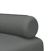 vidaXL Schlafsofa in L-Form Dunkelgrau 260x140x70 cm Stoff