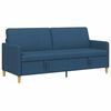vidaXL Sofa mit Stauraum Blau 192 x 78 x 87 cm Polyester