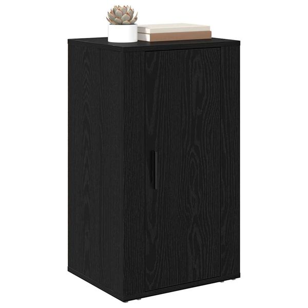 vidaXL Sideboard Schwarz Eichen-Optik 40 x 33 x 70 cm Holzwerkstoff