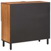 vidaXL Sideboard mit Speicher Akazienbraune Oberfl&auml;che 80 x 33 x 75 cm