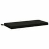 vidaXL Bankkissen SOEST 100 % Polyester Schwarz 60 x 40 x 5 cm