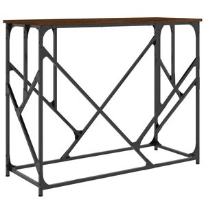 vidaXL Konsolentisch Braun Eichen-Optik 100x40x80 cm Holzwerkstoff