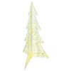 vidaXL Weihnachtsbaum 240 LEDs Warmes Wei&szlig; 180 cm PET