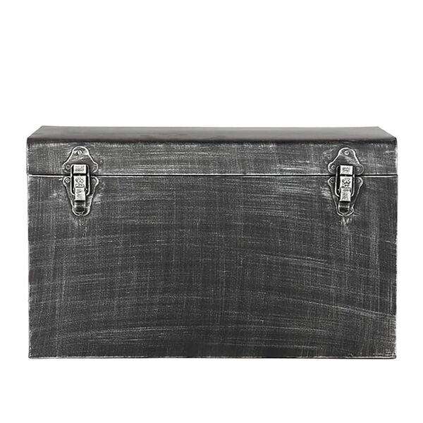 LABEL51 Aufbewahrungsbox Vintage 60x40x35 cm XL Antik-Schwarz