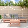 vidaXL 4-tlg. Garten-Lounge-Set mit Kissen Massivholz Douglasie