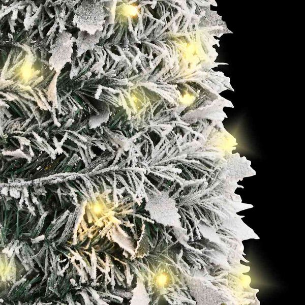 vidaXL Pop-Up-Weihnachtsbaum K&uuml;nstlich Beschneit 50 LEDs 120 cm