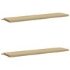 vidaXL 2-teilige Bankkissen SOEST 2 stk. 100 % Polyester Beige