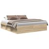 vidaXL Bettgestell Sonoma-Eiche 200x200 cm