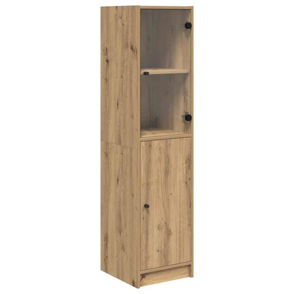 vidaXL Highboard Artisan-Eiche 35 x 37 x 142 cm Holzwerkstoff
