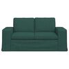 vidaXL Sofa Dunkelgr&uuml;n Gesamtabmessungen: 162 x 80 x 82 cm (B x T x H)