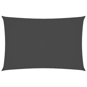 vidaXL Sonnensegel Oxford-Gewebe Rechteckig 2x4 m Anthrazit