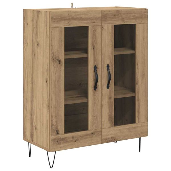 vidaXL Sideboard Artisan-Eiche 69,5 x 34 x 90 cm Holzwerkstoff