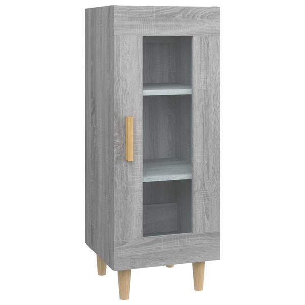 vidaXL Sideboard Grau Sonoma 34,5x34x90 cm Holzwerkstoff