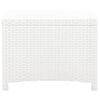 vidaXL Garten-Aufbewahrungsbox 60x54x41 cm PP Rattan Wei&szlig;