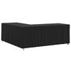 vidaXL Gartensofa-Abdeckung L-Form Schwarz 254x254x80 cm 420D Oxford