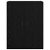 vidaXL Wandschrank 2 pcs Schwarz Eichen-Optik 69,5 x 34 x 90 cm