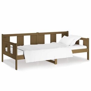 vidaXL Tagesbett Honigbraun Massivholz Kiefer 90x190 cm