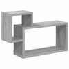 vidaXL Wandregal Wandhalterung Grau Sonoma 55 x 15 x 35 cm