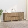 vidaXL Sideboards 3 pcs Artisan-Eiche 60 x 35 x 70 cm Holzwerkstoff