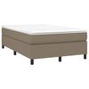 vidaXL Boxspringbettgestell Taupe 120x200 cm Stoff